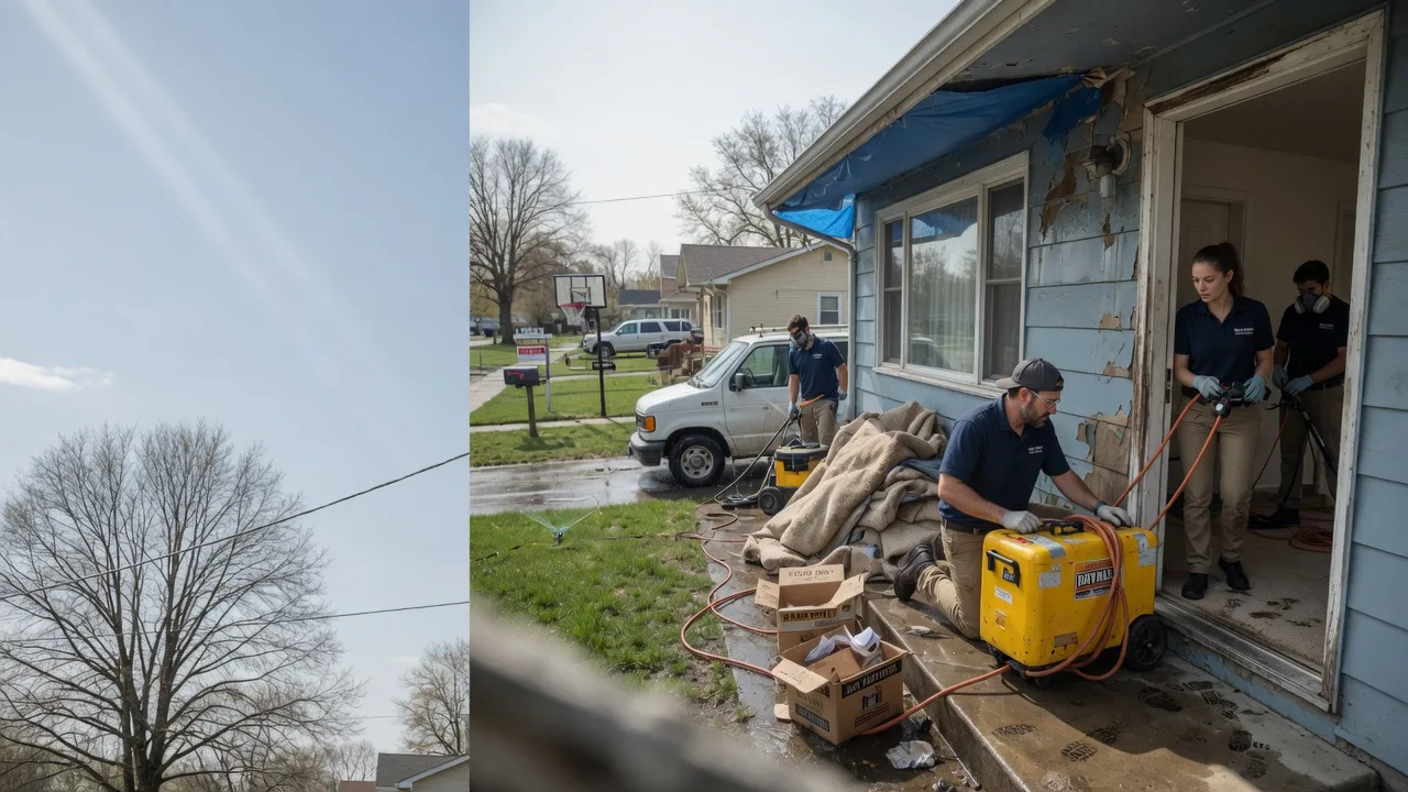 Basement Flood Cleanup in Worthington, KY near me